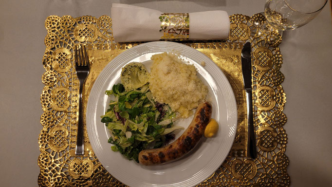 Das Menu der 125. Vereinsversammlung