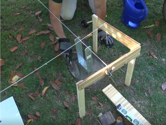 Punktfundament Betonieren Heimwerker Tutorial Zum