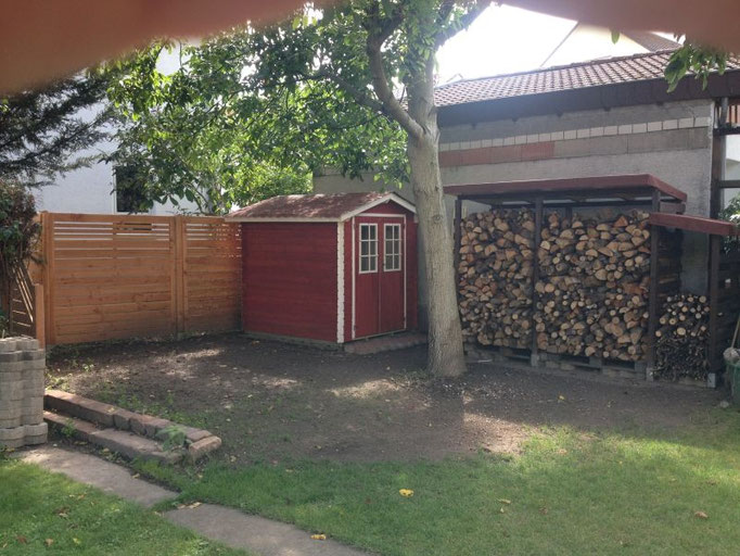 Holzunterstand - Heimwerker - tutorial zum Thema DIY