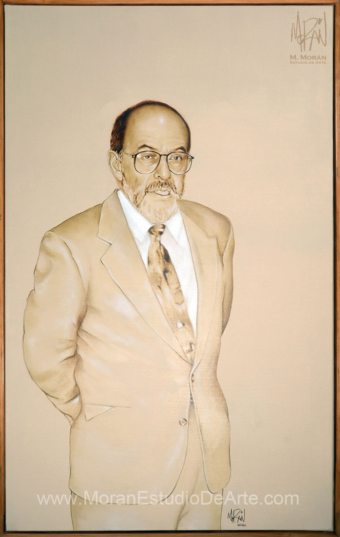 Retrato al oleo Leoncio Lara Sáenz Procuraduría General de Justicia del Estado de Hidalgo PGJEH 