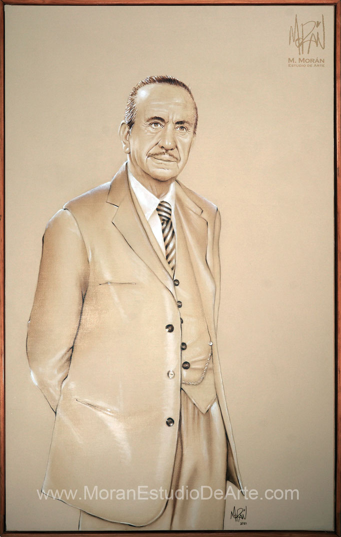 Francisco Figueroa Rosette retrato al oleo PGJEH Procuraduría General de Justicia del Estado de Hidalgo