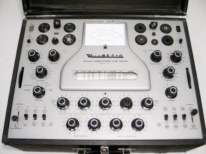 Lampemètre TT-1  : Vintage mais calibré ... test Gm en dynamique avec signal de 2 khz (pas 50hz comme les Hicock)