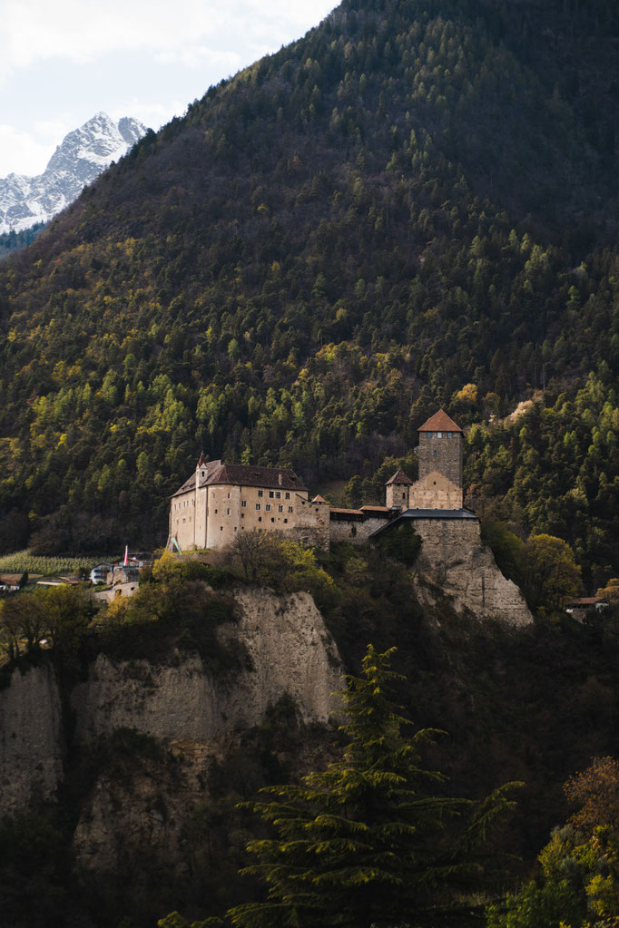 Historic Tyrol Castle near Merano, South Tyrol