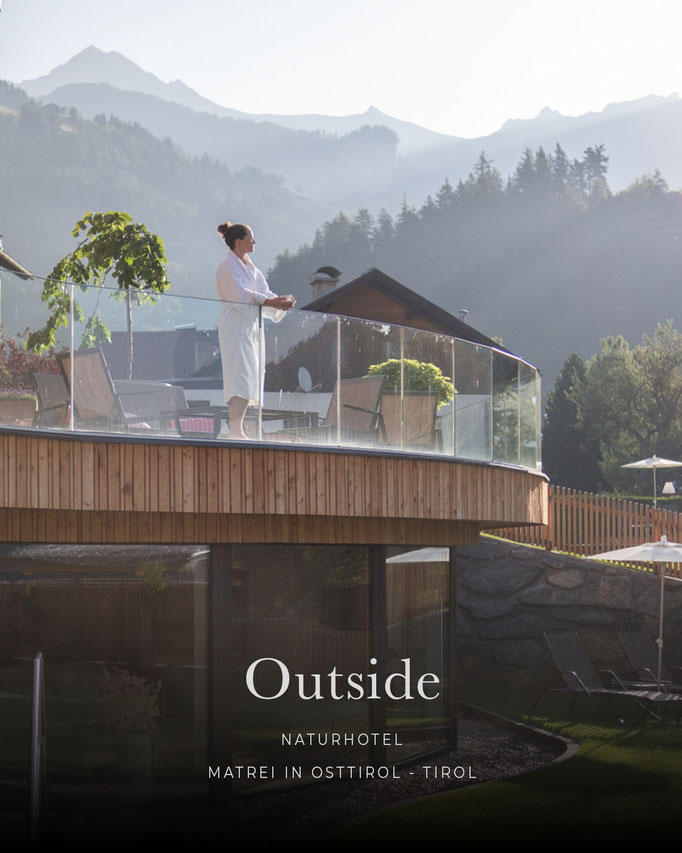 die schönsten Hotels in den Alpen: NATURHOTEL OUTSIDE, Wellnesshotel, Matrei in Osttirol - Tirol/Österreich #mountainhideaways