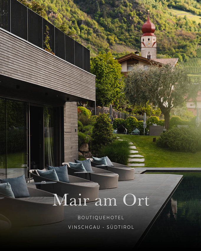 die schönsten Hotels in den Alpen: MAIR AM ORT LIVING, B&B Boutiquehotel, Partschins - Südtirol/Italien #mountainhideaways
