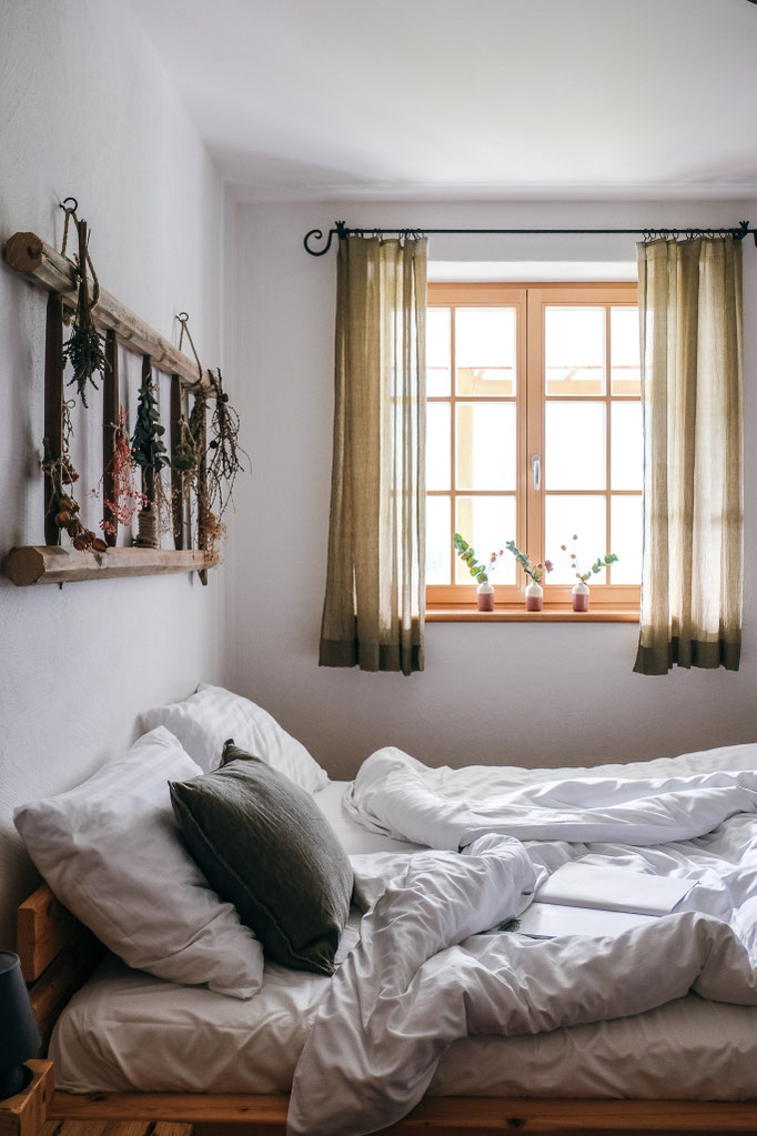 Schlafzimmer im Sloho Bergurlaub Apartment in Hohentauern