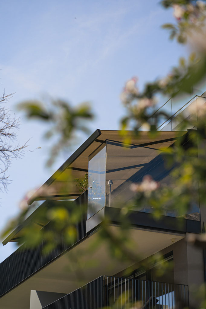 acade of VINEA Suites & Apartments with panoramic terrace in Dorf Tirol, South Tyrol