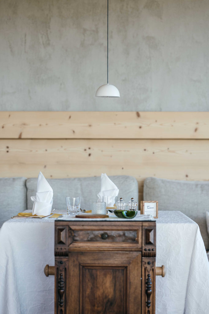 Restaurant im Hotel Tann am Ritten in Südtirol.
