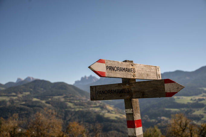 Panoramaweg & Keschtnweg Feldthurns – eine der schönsten Herbstwanderungen im Eisacktal, Südtirol ©Marika Unterladstätter