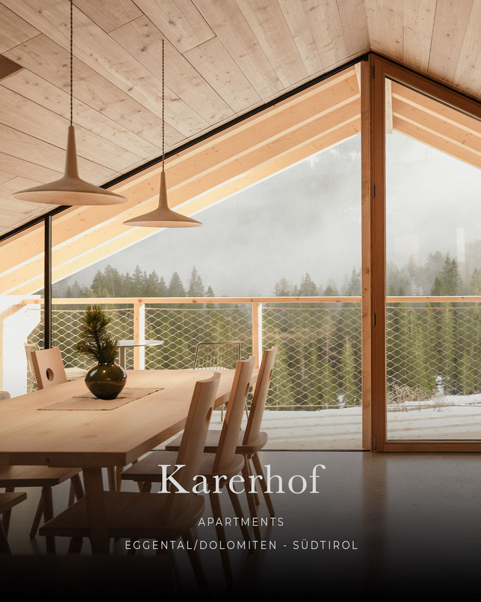 die schönsten Hotels in den Alpen: KARERHOF, Aparthotel, Bergbauernhof, Eggental - Dolomiten - Südtirol/Italien #mountainhideaways
