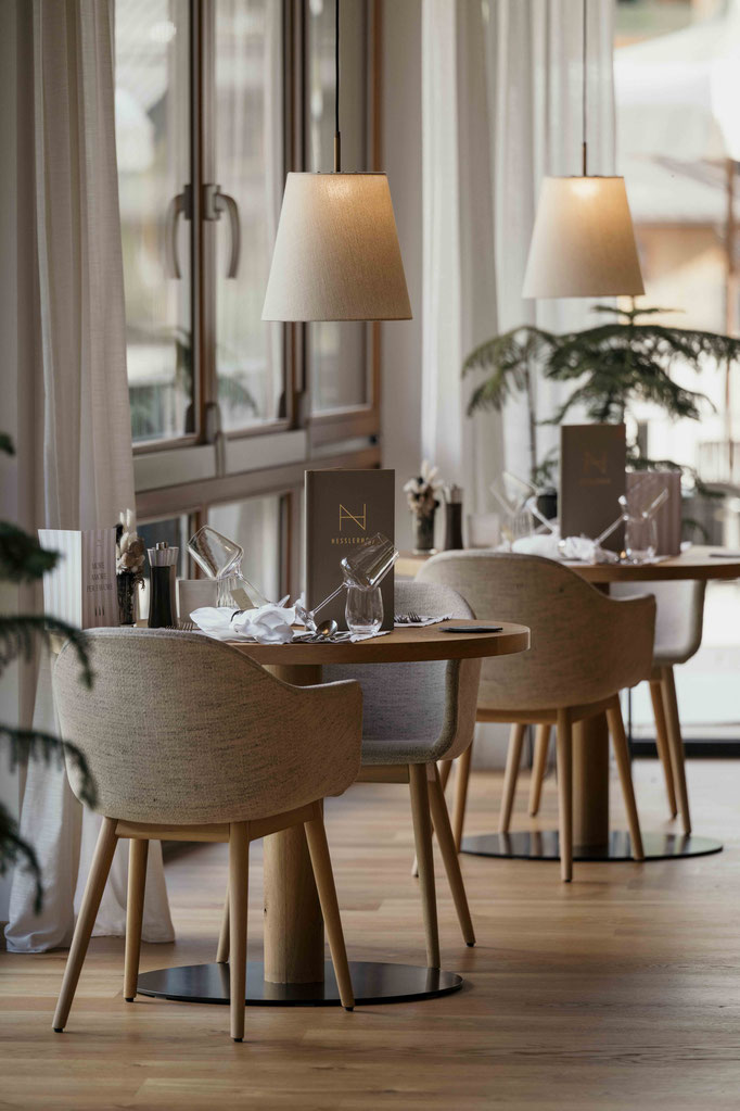 Restaurant im 5 Sterne Wellnesshotel Nesslerhof in Großarl