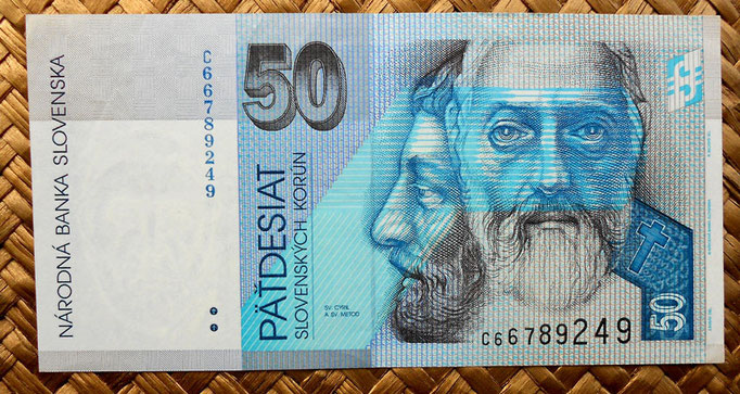 Eslovaquia 50 korun 1999 anverso
