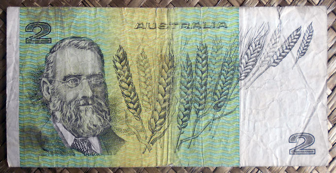 Australia 2 dollars 1985 pk.43e  reverso