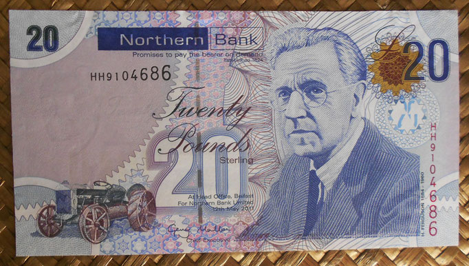 Irlanda del Norte 20 libras 2011 Northern Bank (150x80mm) pk.211b anverso