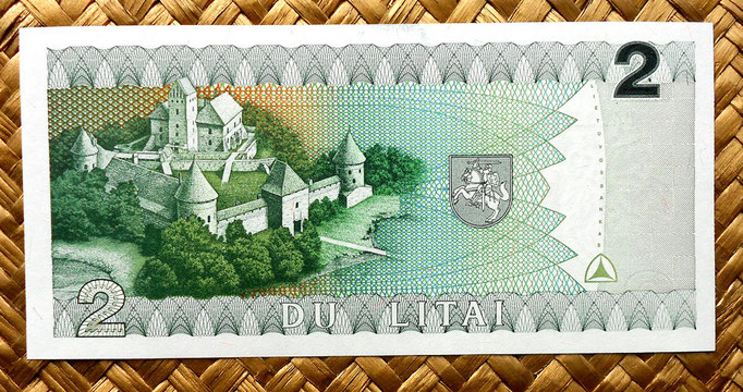 Lituania 2 litu 1993 reverso