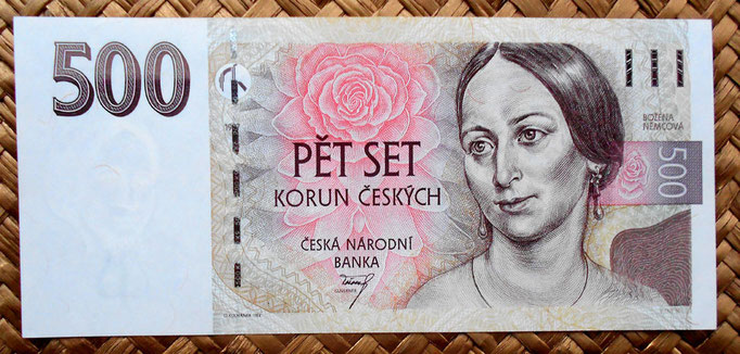 Chequia 500 korun 1997 anverso