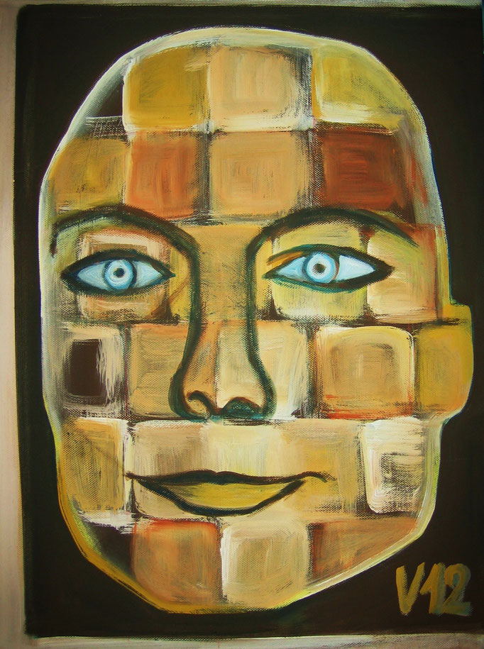 Portrait einer Frau, Acryl, 40x50