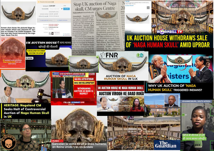 UK vs India - Naga Skull Auction Controversy (FAKE)