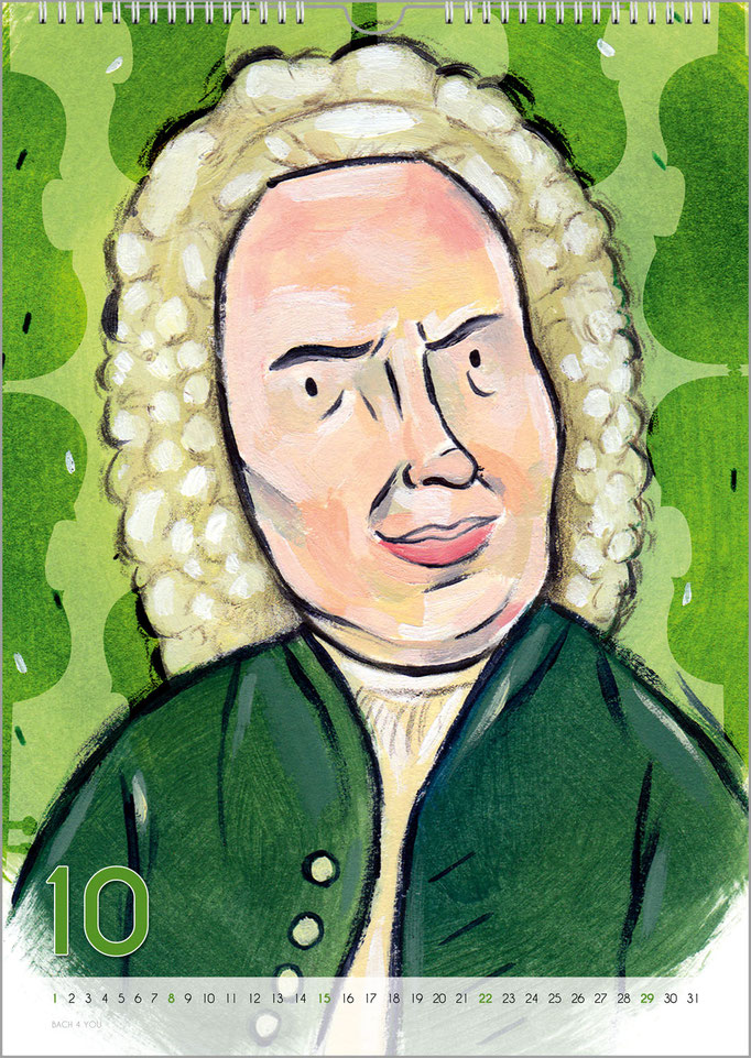 Music Gift, Bach Calendar, October.