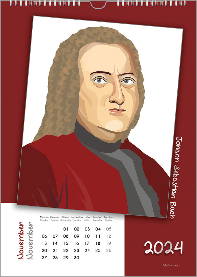 A Cool Bach Calendar.