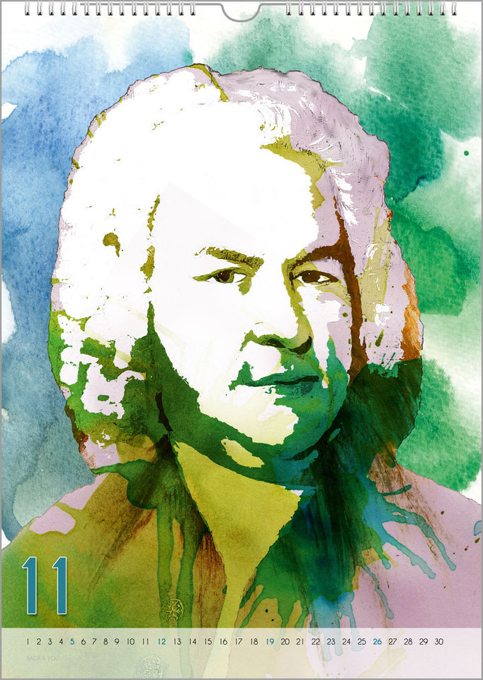 Music Gift, Bach Calendar, November.