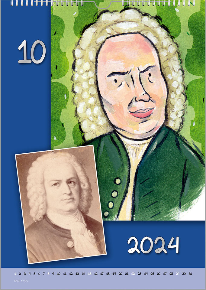 Cool Bach calendars.