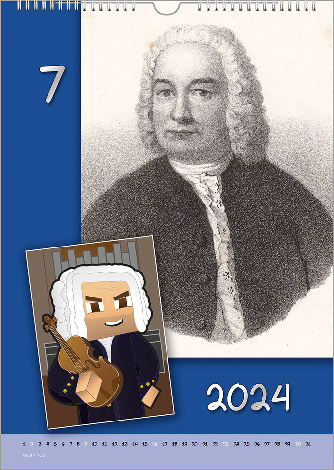 33 Bach calendars.