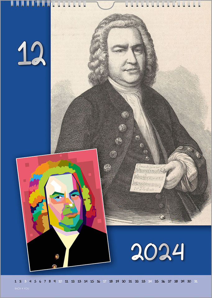 33 Bach calendars.
