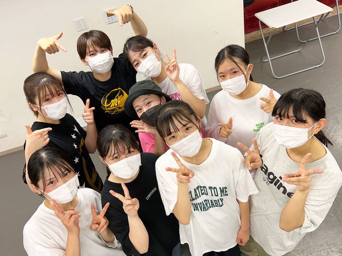 千葉ダンススクール Beat squadの西千葉スタジオ・月曜日クラスにミヅキちゃんが入会してくれました、嬉しい！♪