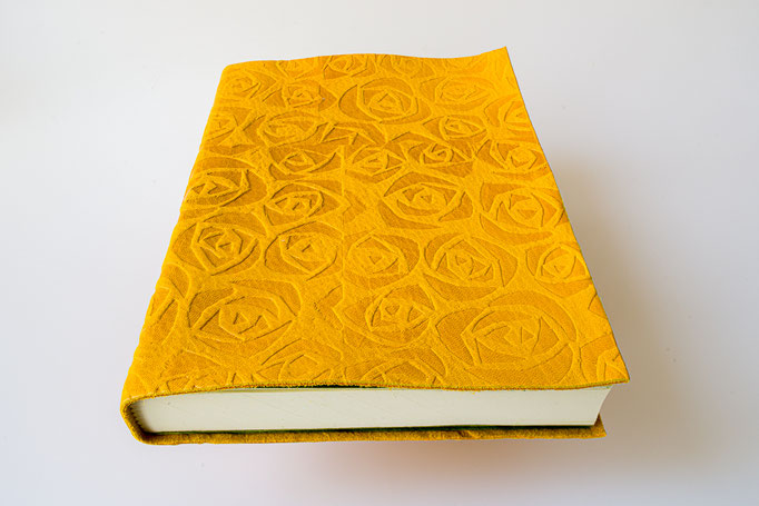 Schreibbuch Hirschleder Blindprägung A 5, 21 x 14 cm