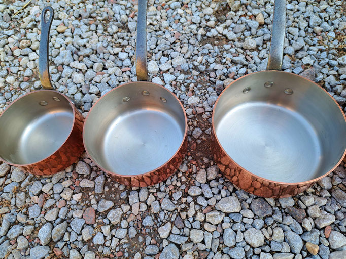 casseroles en cuivre