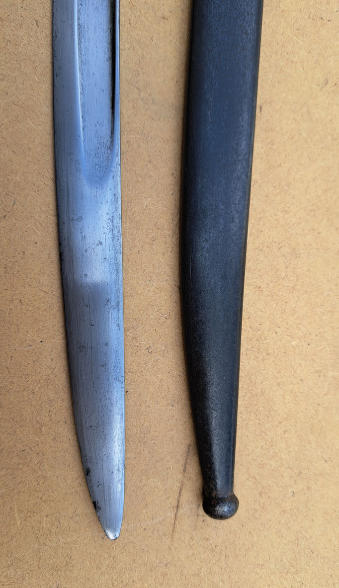 Baïonnette pour fusil Guedes 1885 portugais caibre 8x60R