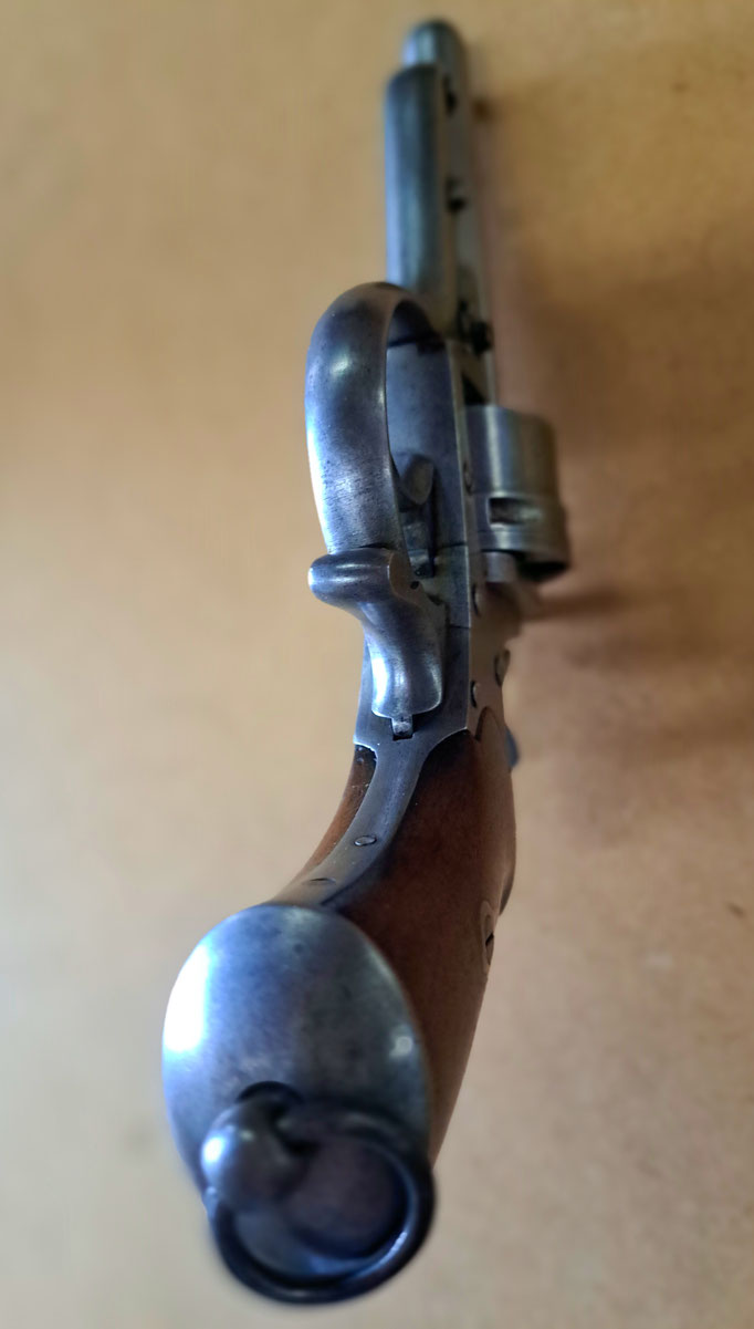  revolver baby Galand 9 mm vue du pontet 