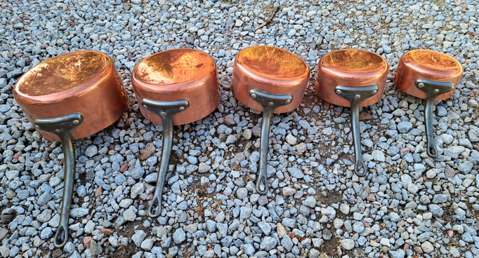 casseroles en cuivre
