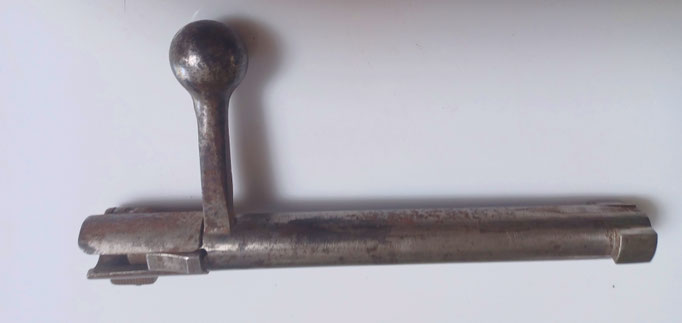 culasse fusil mauser belge modéle 1889 avec fleur de rouille 