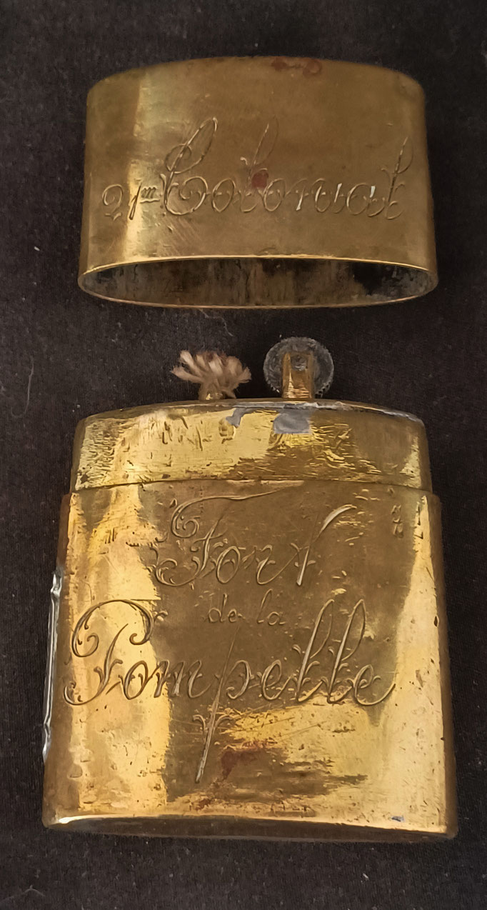 briquet fort de la Pompelle detail de la molette 
