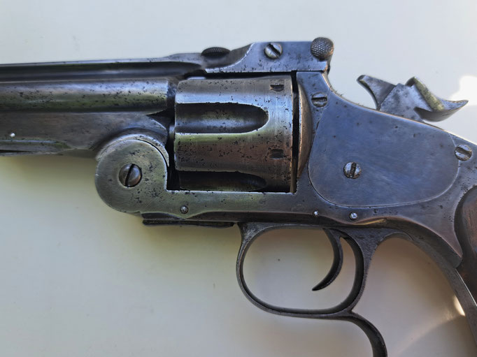 revolver smith et wesson cal 44 russian chien armé 