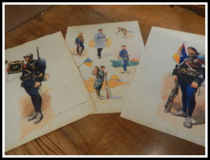 les diables bleus par Edmond lajoux