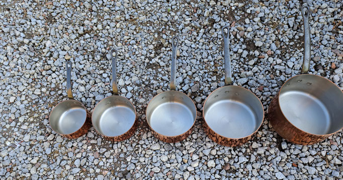 casseroles en cuivre