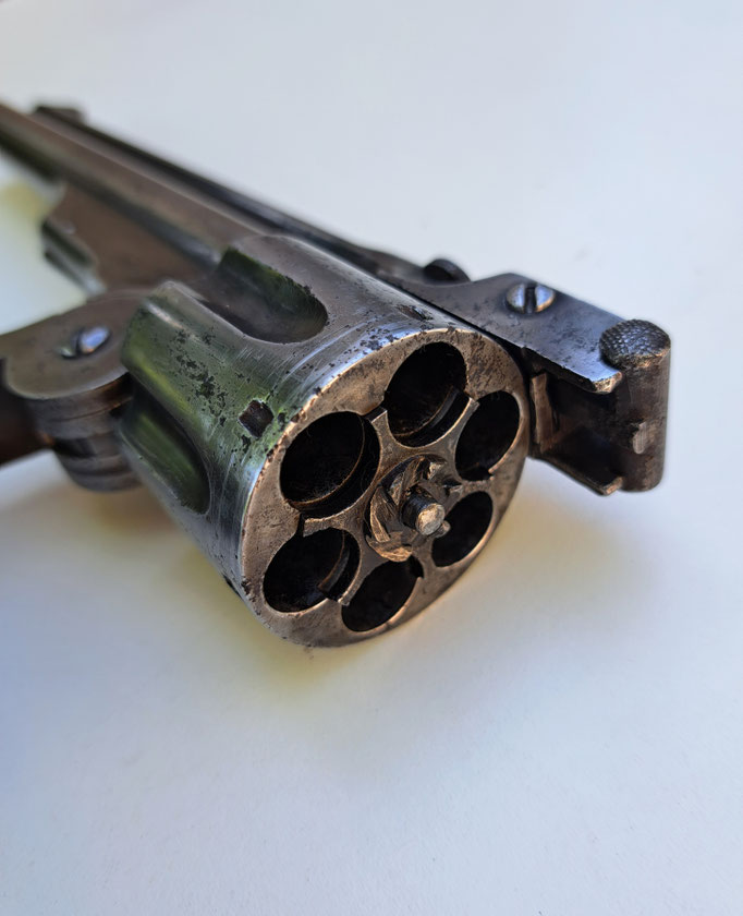 revolver smith et wesson cal 44 russian details du canon 