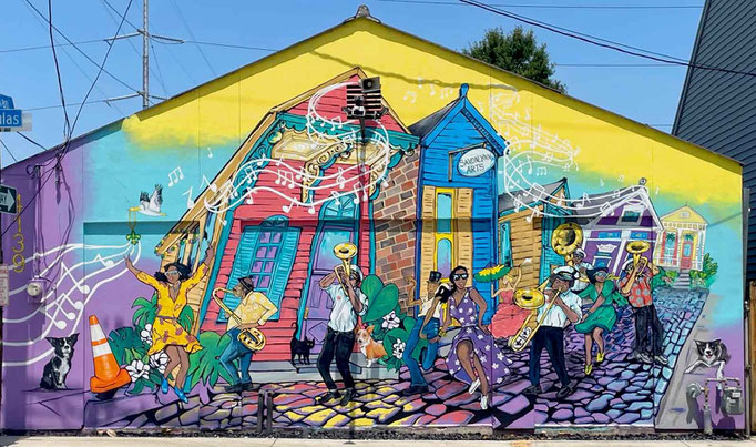Festival Mural New Orleans Jazz
