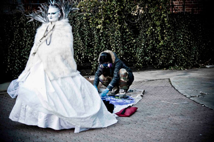 "Ice Queen" Costume Design By Fiya Bruxa. Harbourfront Toronto