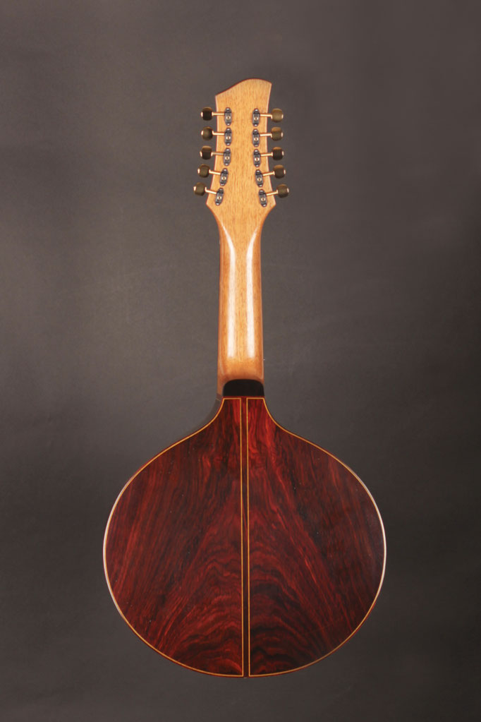 Brazilian Bandolim Cocobolo Back