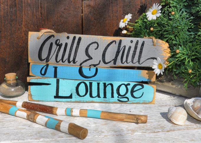 Nr. 2  Grill & Chill Lounge   ca. 38cm/18cm  Fr. 48.-