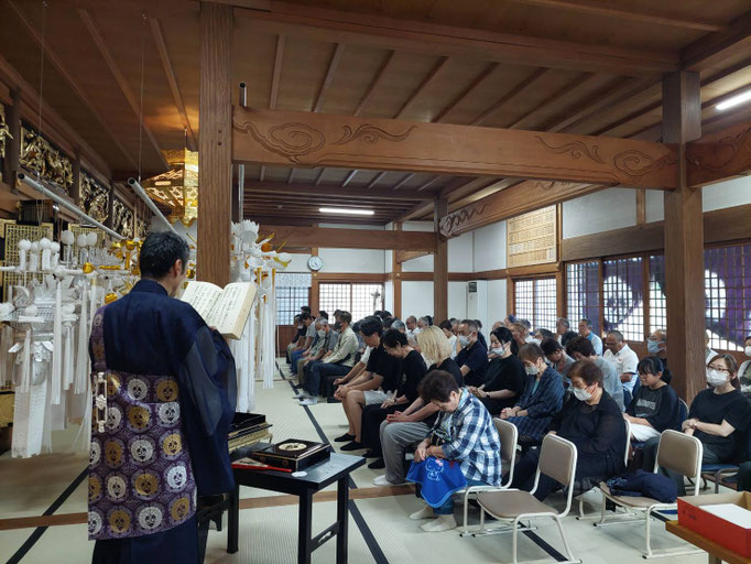 灯籠流し法要 『御文章』拝読~ご法話