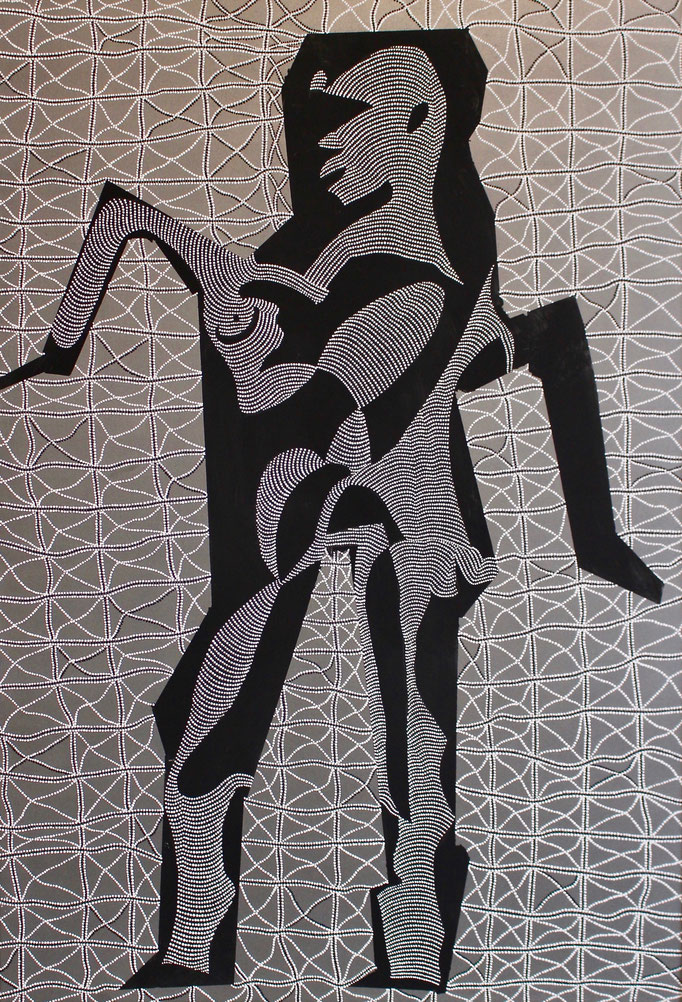 Der Mensch - Das Unbekannte Wesen (2018) - 77 x 107,5 cm - Acryl auf Leinwand - erhältlich