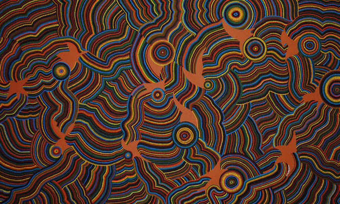 Slow pulsating brightness (2011) 165 x 100 cm - Acryl auf Leinwand