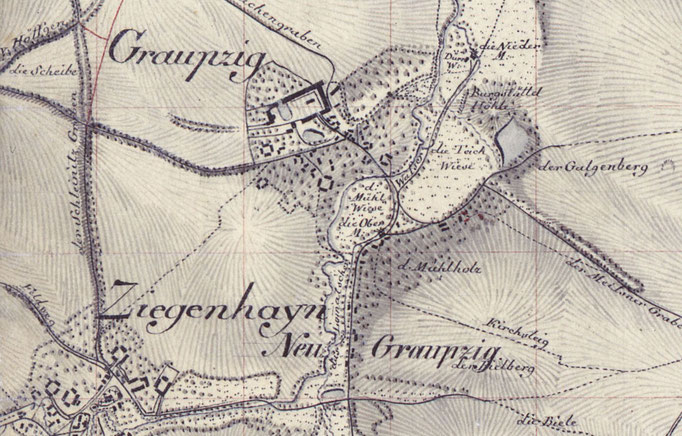 Galgenberg Graupzig [Amt Meißen] 1800