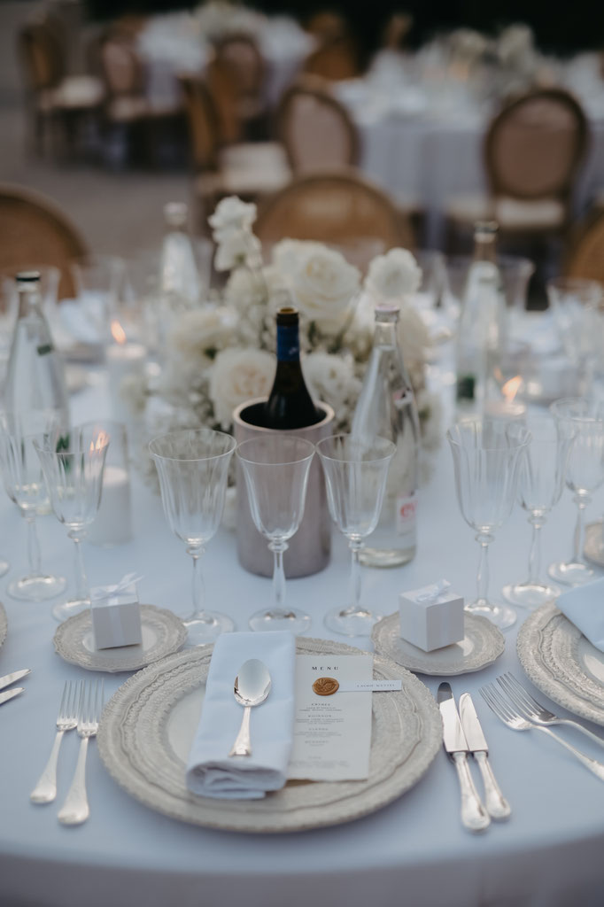 Options art de la table mariage luxe