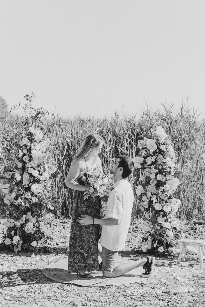 Demande en mariage romantique dans le sud de la France 